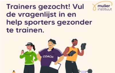Doe mee aan onderzoek Gezondheidsbevordering door trainers