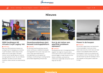 Vernieuwde website Hardlooptrainers Nederland live